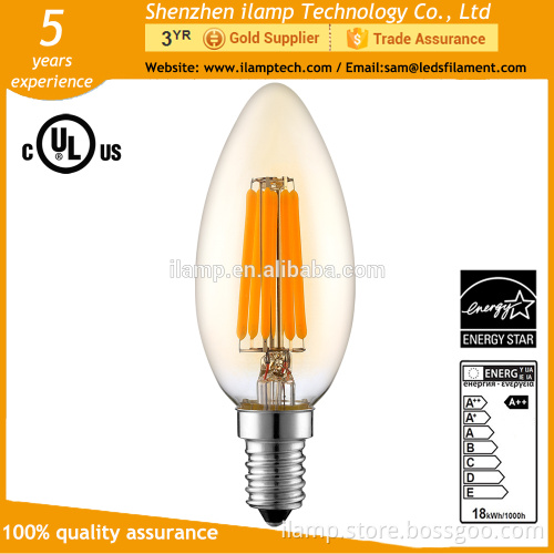 ilamptech China factory supply led corn laser intertek e14 candle light bulb